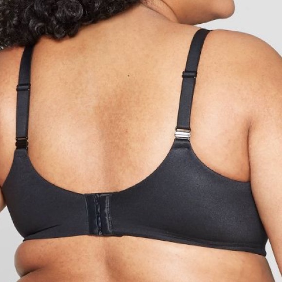 Auden Superstar Lightly Lined T-shirt Bra Black nwt - Picture 2 of 3